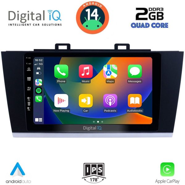 DIGITAL IQ BXC 3668_CPAA (9inc) MULTIMEDIA TABLET for SUBARU LEGACY – OUTBACK mod. 2014-2019