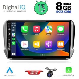 DIQ BXD 8508_CPA (10inc) MULTIMEDIA TABLET for PEUGEOT 208-2008 mod. 2012-2021