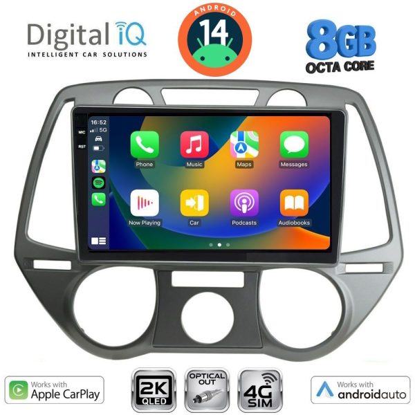 DIGITAL IQ BXK 20228_CPAA A/C (9inc) MULTIMEDIA TABLET for HYUNDAI i20 mod. 2008-2012