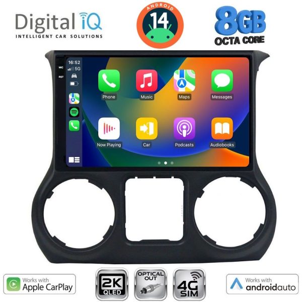 DIGITAL IQ BXK 20295_CPAA (10inc) MULTIMEDIA TABLET for JEEP WRANGLER  mod. 2011-2014 - Image 2