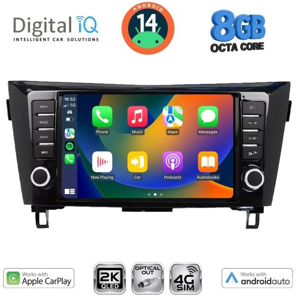DIGITAL IQ BXK 20467_CPAA (9inc) MULTIMEDIA TABLET for NISSAN QASHQAI - XTRAIL mod. 2014-2021