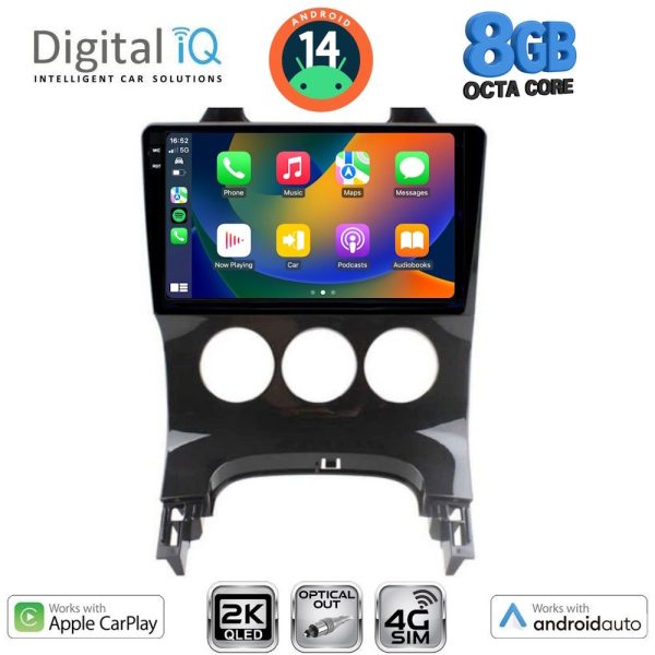 DIGITAL IQ BXK 20515_CPAA A/C (9inc) MULTIMEDIA TABLET for PEUGEOT 3008 mod. 2008-2016 με A/C