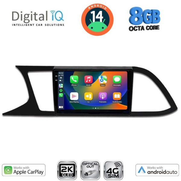 DIGITAL IQ BXK 20575_CPAA (9inc) MULTIMEDIA TABLET for SEAT LEON mod. 2012-2021