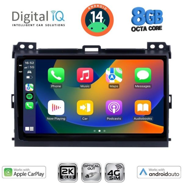 DIGITAL IQ BXK 20723_CPAA (9inc) MULTIMEDIA TABLET for TOYOTA LANDCRUISER mod. 2002-2008