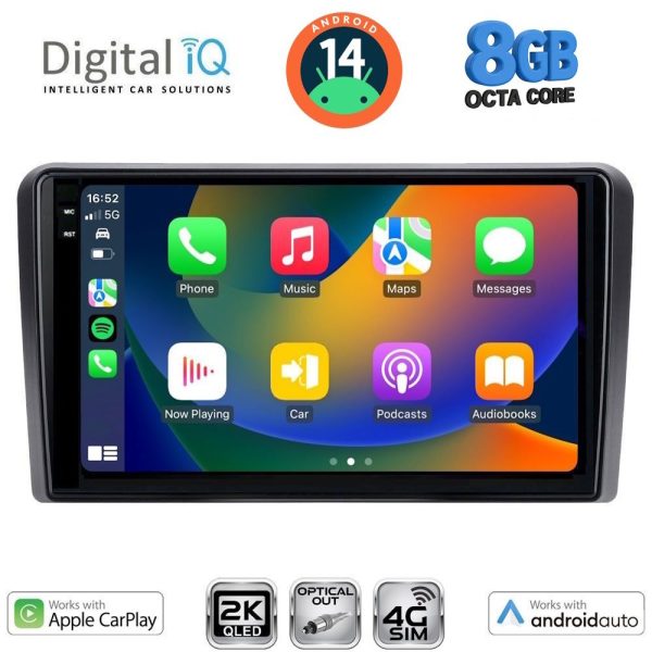 DIGITAL IQ BXK 20744_CPAA  (9inc) MULTIMEDIA TABLET for GOLF 4 mod. 1998-2003