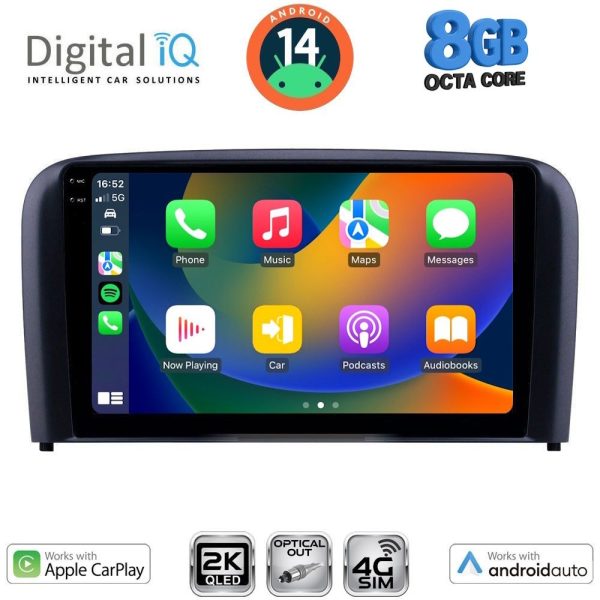 DIGITAL IQ BXK 20786_CPAA (9inc) MULTIMEDIA TABLET for VOLVO S80 mod. 1998-2006