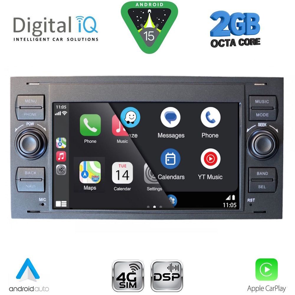 DIGITAL IQ BLF 302B_CPA (7" DECK) MULTIMEDIA SYSTEM for FORD mod. 2004-2008