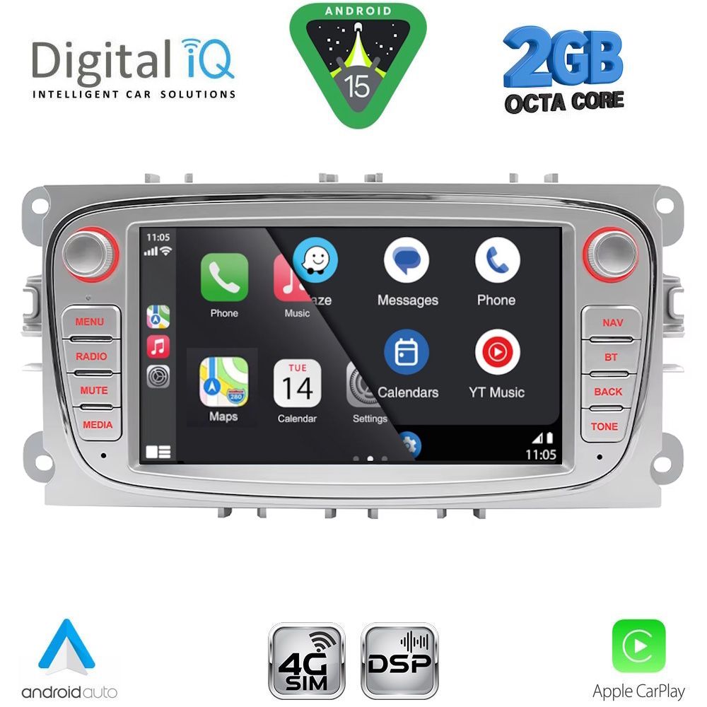 DIGITAL IQ BLF 303S_CPA (7" DECK) MULTIMEDIA SYSTEM for FORD mod. 2007-2011