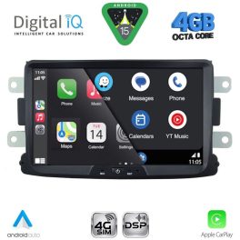 DIGITAL IQ BLG 433_CPA (8" DECK) MULTIMEDIA SYSTEM for DACIA mod. 2012-2019 – RN CAPTURE mod. 2013>