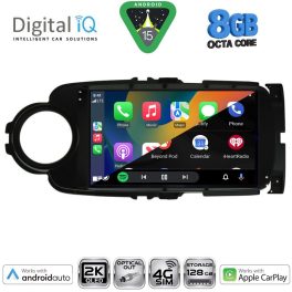 DIGITAL IQ BXK 20737BL_CPAA (9inc) MULTIMEDIA TABLET for TOYOTA YARIS mod. 2011-2015 (BLACK)