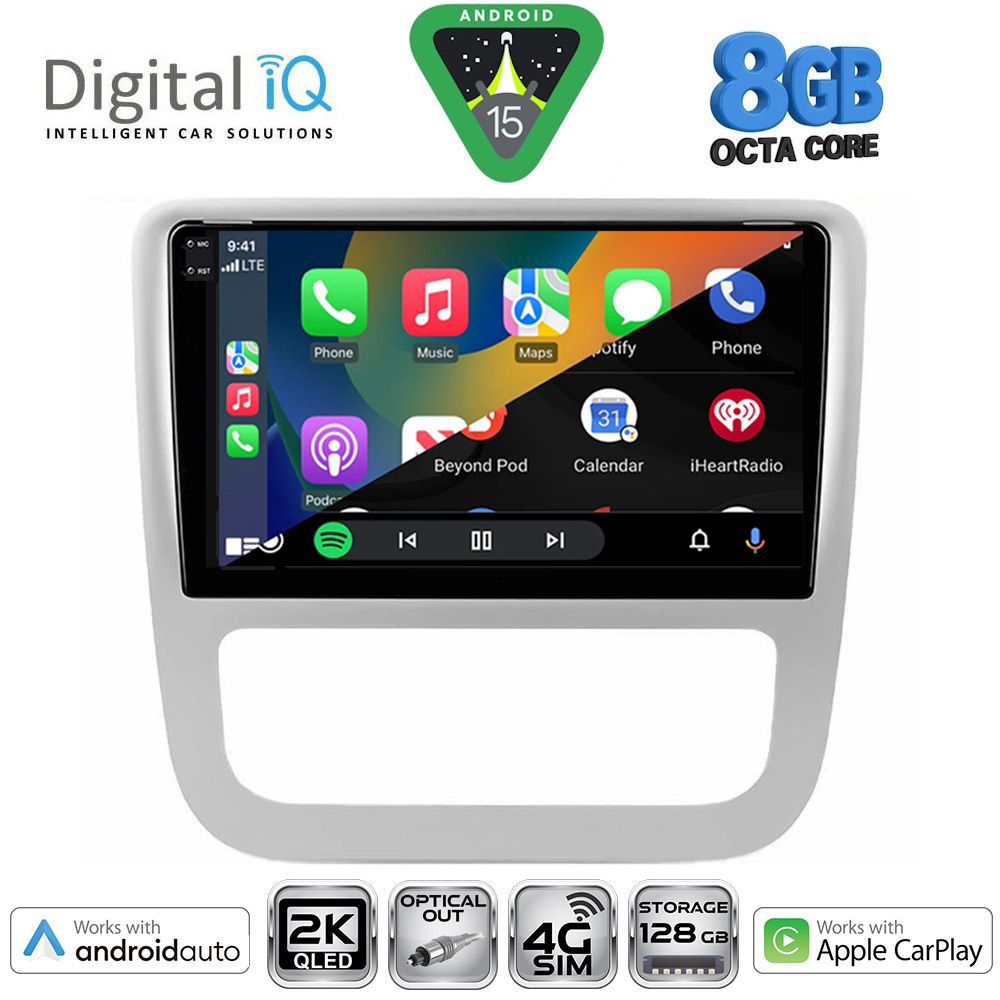 DIGITAL IQ BXK 20751_CPAA CLIMA (9inc) MULTIMEDIA TABLET for VW EOS mod. 2006> - SCIROCCO mod. 2011-2014
