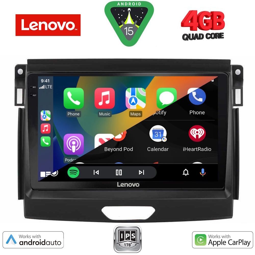 LENOVO LVE 8173_CPAA (9inc) MULTIMEDIA TABLET for FORD RANGER mod. 2018>