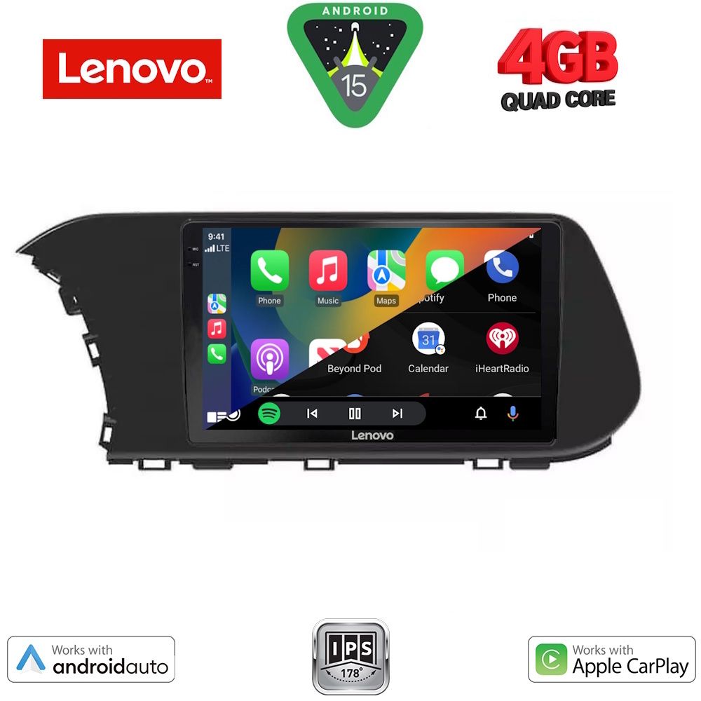 LENOVO LVE 8220_CPAA CLIMA (10inc) MULTIMEDIA TABLET for HYUNDAI i20 - BAYON mod. 2021>