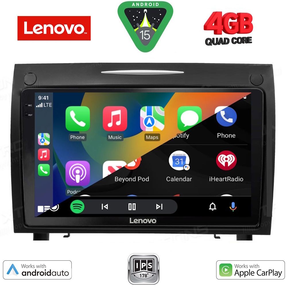 LENOVO LVE 8419_CPAA (9inc) MULTIMEDIA TABLET for MERCEDES SLK (R171) mod. 2004-2010