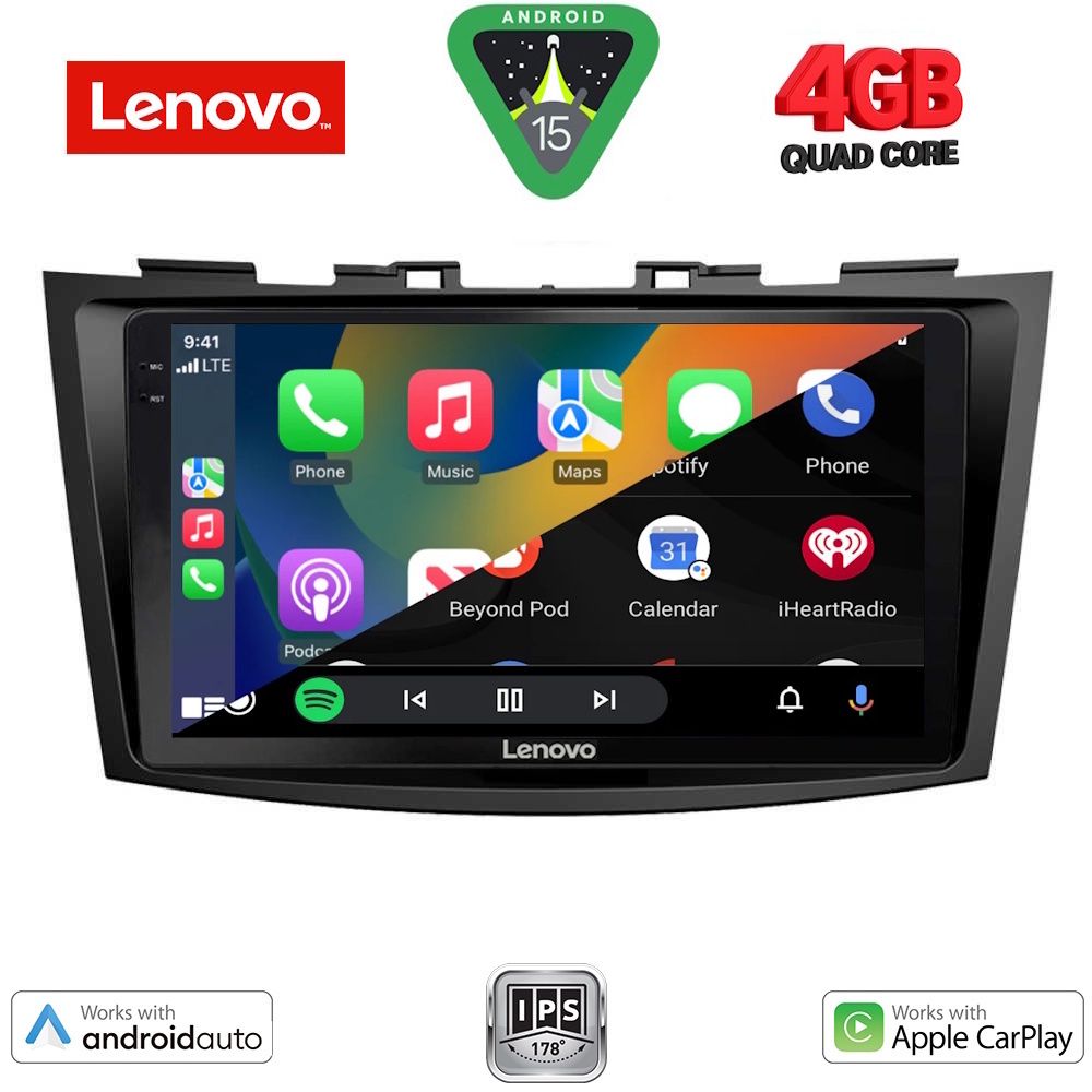LENOVO LVE 8685_CPAA (9inc) MULTIMEDIA TABLET for SUZUKI SWIFT mod. 2011-2016