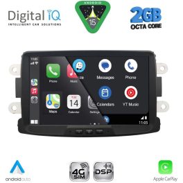DIGITAL IQ BLF 333_CPA (8” DECK) MULTIMEDIA SYSTEM for DACIA mod. 2012-2019 - RN CAPTURE mod. 2013-2021