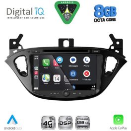 DIGITAL IQ BLM 721_CPA (8" DECK) MULTIMEDIA SYSTEM for OPEL ADAM – CORSA E mod. 2014-2021