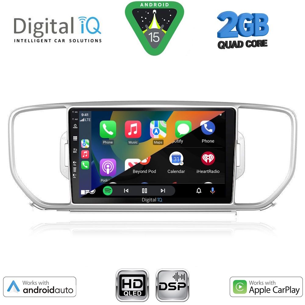 DIGITAL IQ BXC 3326_CPAA (9inc) MULTIMEDIA TABLET for KIA SPORTAGE mod. 2015-2018