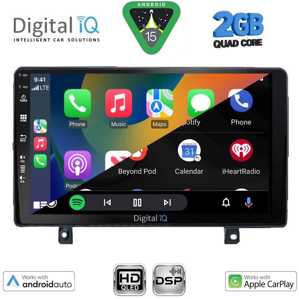 DIGITAL IQ BXC 3485_CPAA (9inc) MULTIMEDIA TABLET for OPEL ASTRA H mod. 2004-2010