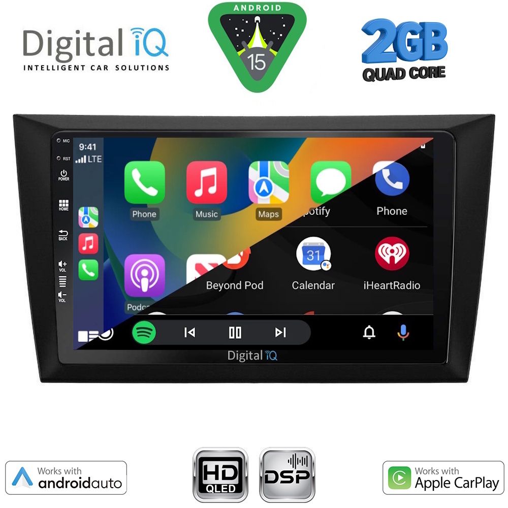 DIGITAL IQ BXC 3746_CPAA (9inc) MULTIMEDIA TABLET for GOLF 6 mod. 2009-2012