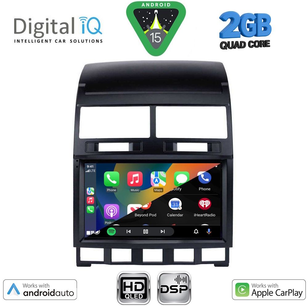 DIGITAL IQ BXC 3765_CPAA (9inc) MULTIMEDIA TABLET for VW TOUAREG mod. 2003-2011