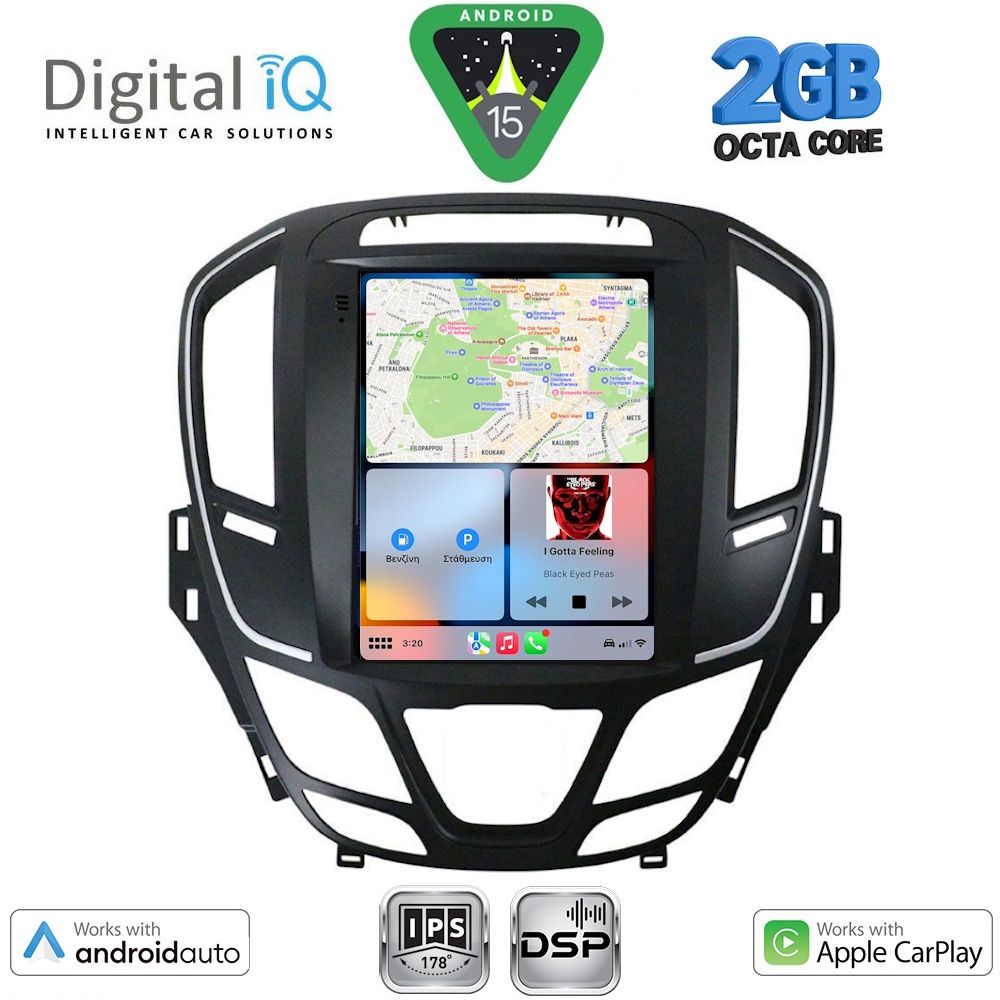 DIGITAL IQ BXF 5915_CPAA TESLA STYLE for OPEL INSIGNIA II 2014-2017