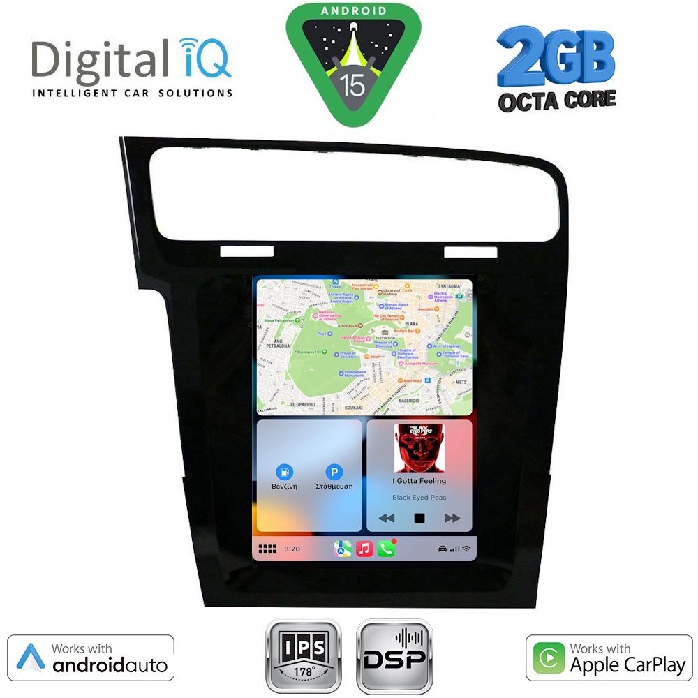 DIGITAL IQ BXF 5985_CPAA TESLA STYLE for VW GOLF 7 mod. 2013>