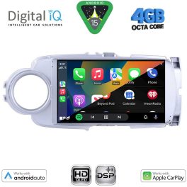 DIGITAL IQ BXF 6737SL_CPAA (9inc) MULTIMEDIA TABLET for TOYOTA YARIS mod. 2011-2015 (SILVER)