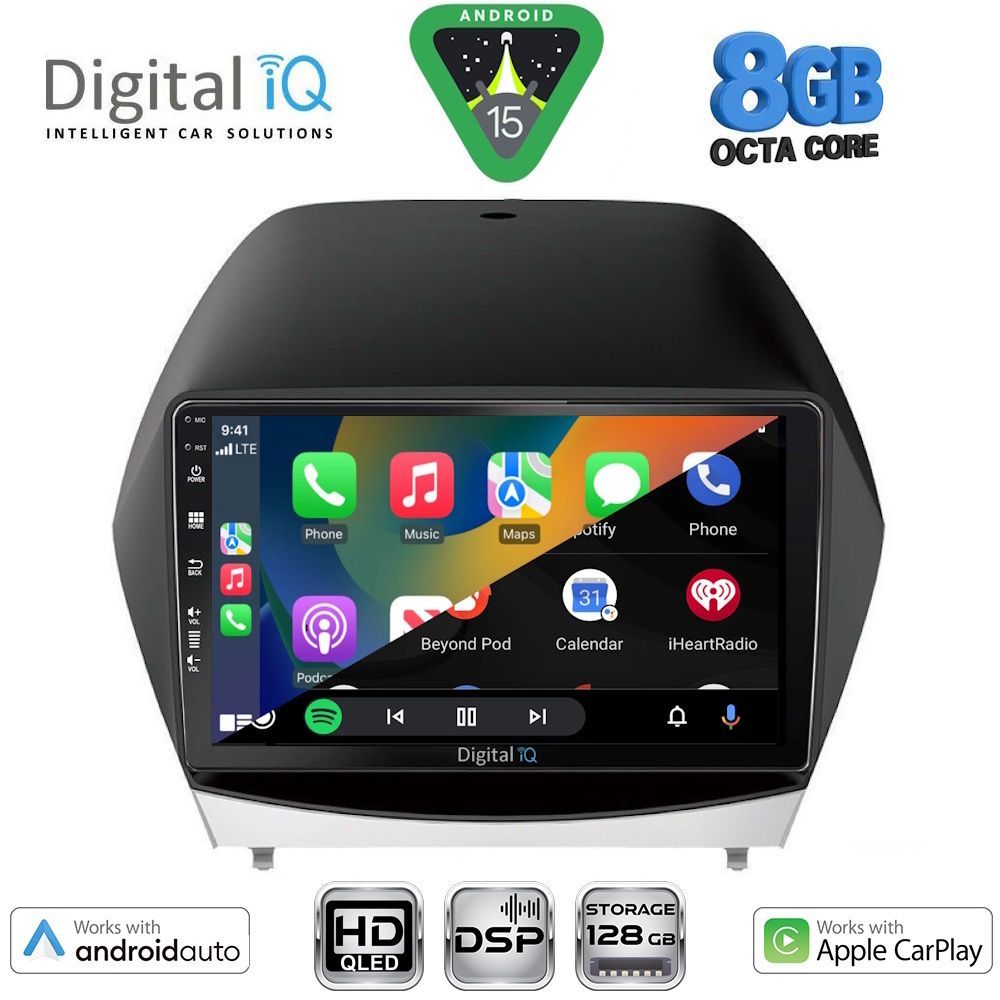 DIGITAL IQ BXF 7235_CPAA (10inc) MULTIMEDIA TABLET for HYUNDAI iX35 mod. 2010-2015