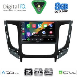 DIGITAL IQ BXF 7437_CPAA CLIMA (9inc) MULTIMEDIA TABLET for MITSUBISHI L200 mod. 2015-2019