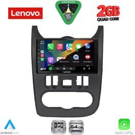 LENOVO LVD 2101BL_CPA (9inc) MULTIMEDIA TABLET for DACIA DUSTER – LOGAN – SANDERO mod. 2006-2012 (BLACK)