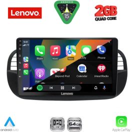 LENOVO LVD 2130BL_CPA (9inc) MULTIMEDIA TABLET for FIAT 500 mod. 2007-2015 (BLACK)