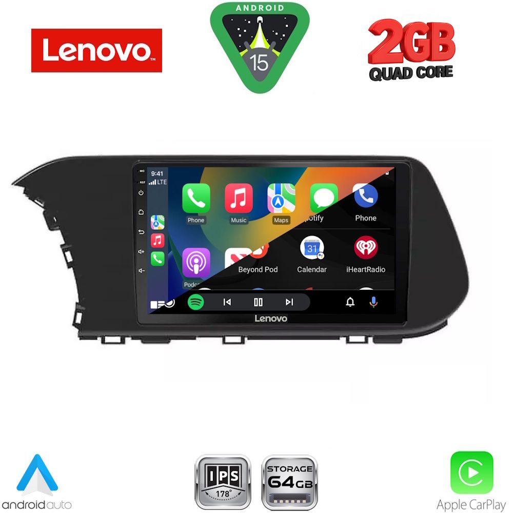 LENOVO LVD 2220_CPA (10inc) MULTIMEDIA TABLET for HYUNDAI i20 - BAYON mod. 2021-2026
