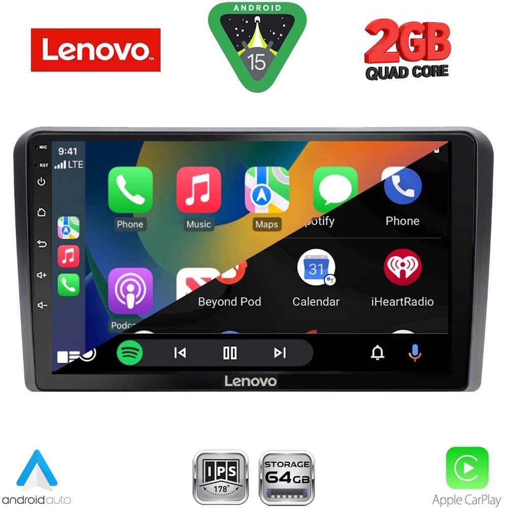 LENOVO LVD 2221_CPA (9inc) MULTIMEDIA TABLET for HYUNDAI H1 mod. 2007-2020