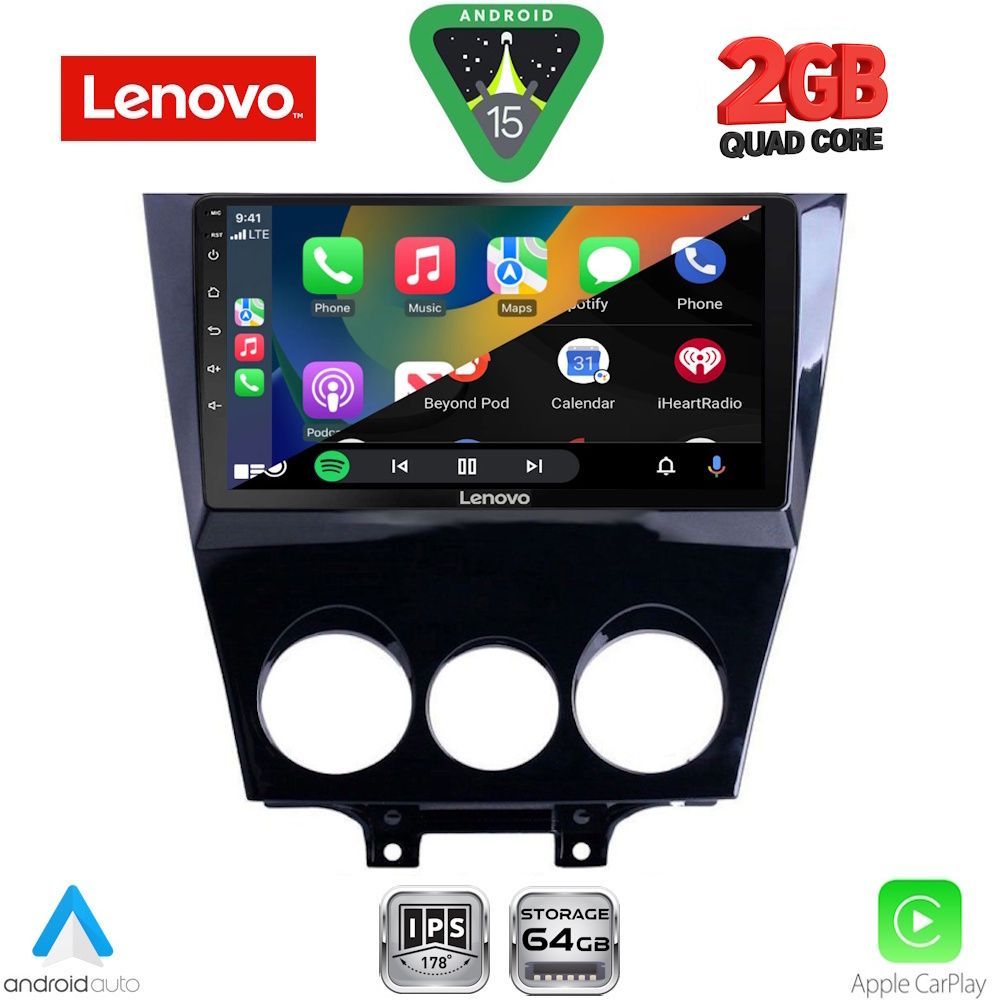 LENOVO LVD 2395_CPA (9inc) MULTIMEDIA TABLET for MAZDA RX8 mod. 2008-2012