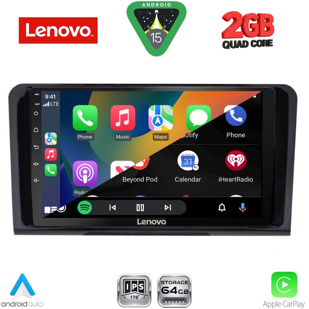 LENOVO LVD 2414_CPA (9inc) MULTIMEDIA TABLET for MERCEDES ML (W164) – GL (X164) mod. 2005-2011