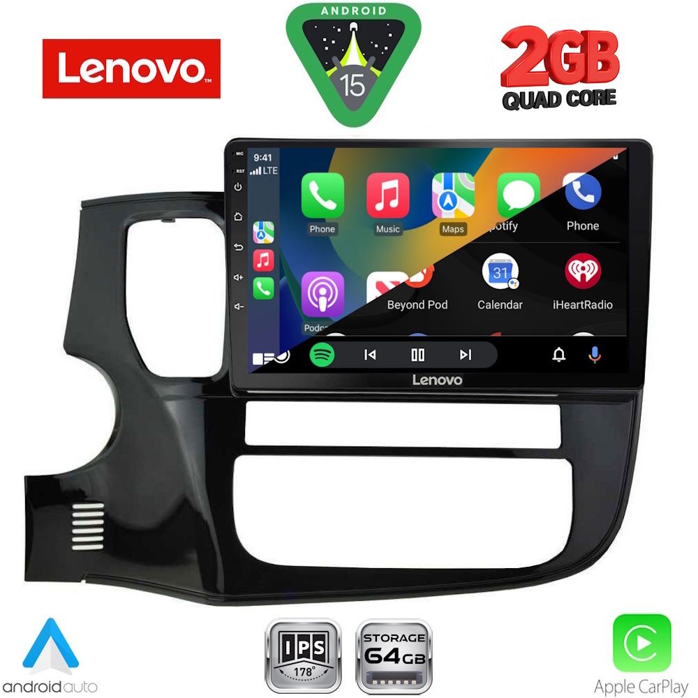 LENOVO LVD 2443_CPA (10inc) MULTIMEDIA TABLET for MITSUBISHI OUTLANDER mod. 2013-2020