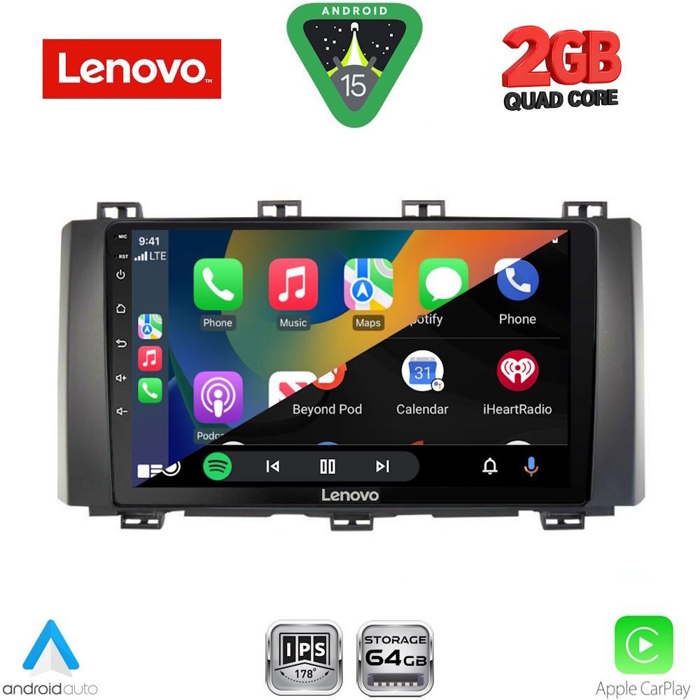 LENOVO LVD 2568_CPA (9inc) MULTIMEDIA TABLET for SEAT ATECA mod. 2017-2026