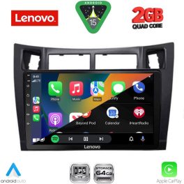 LENOVO LVD 2736BL_CPA (9inc) MULTIMEDIA TABLET for TOYOTA YARIS mod. 2006-2011 (BLACK)