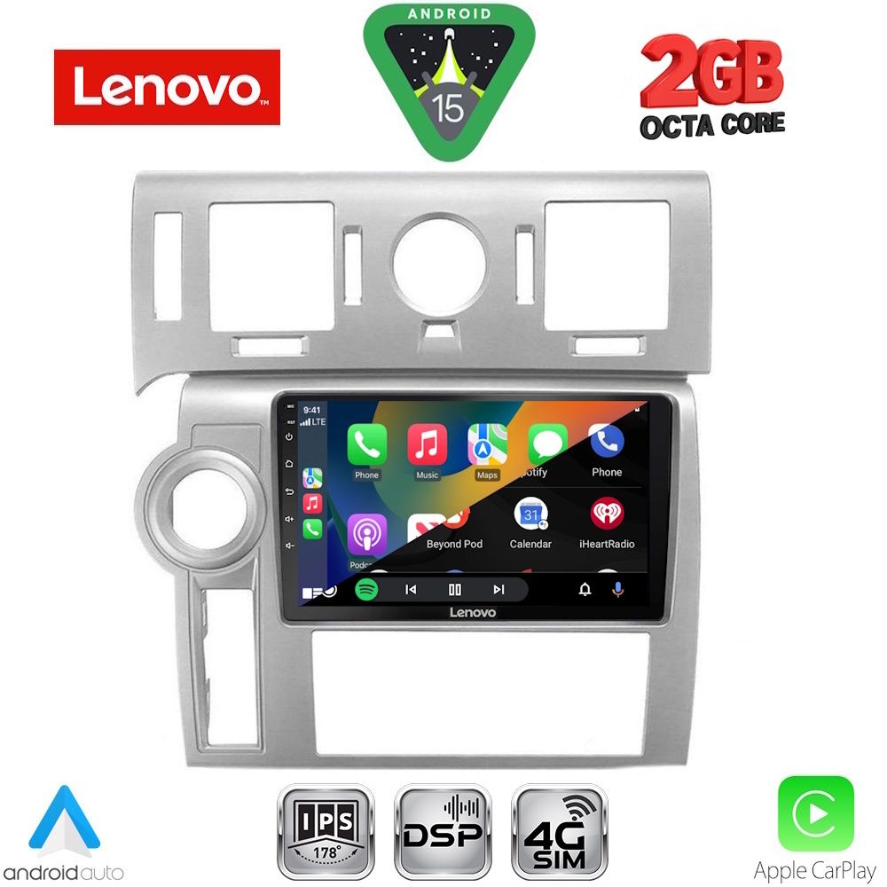LENOVO LVF 5216_CPA (9inc) MULTIMEDIA TABLET for HUMMER H2 mod. 2008-2009
