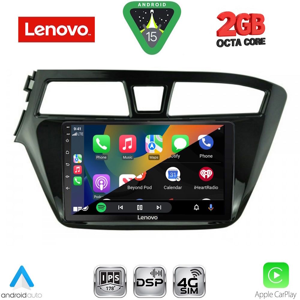 LENOVO LVF 5229_CPA (9inc) MULTIMEDIA TABLET for HYUNDAI i20 mod. 2014-2018