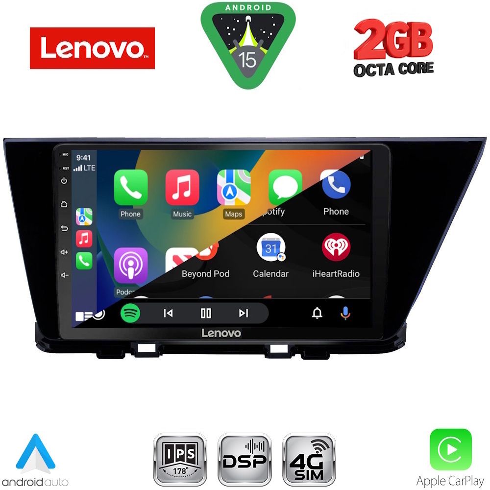 LENOVO LVF 5305_CPA (9inc) MULTIMEDIA TABLET for KIA NIRO mod. 2017-2021