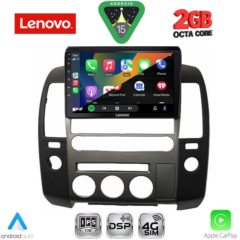 LENOVO LVF 5454_CPA (ORIG.NAVI) (9inc) MULTIMEDIA TABLET for NISSAN NAVARA D40 mod. 2006-2011 με Original Navi