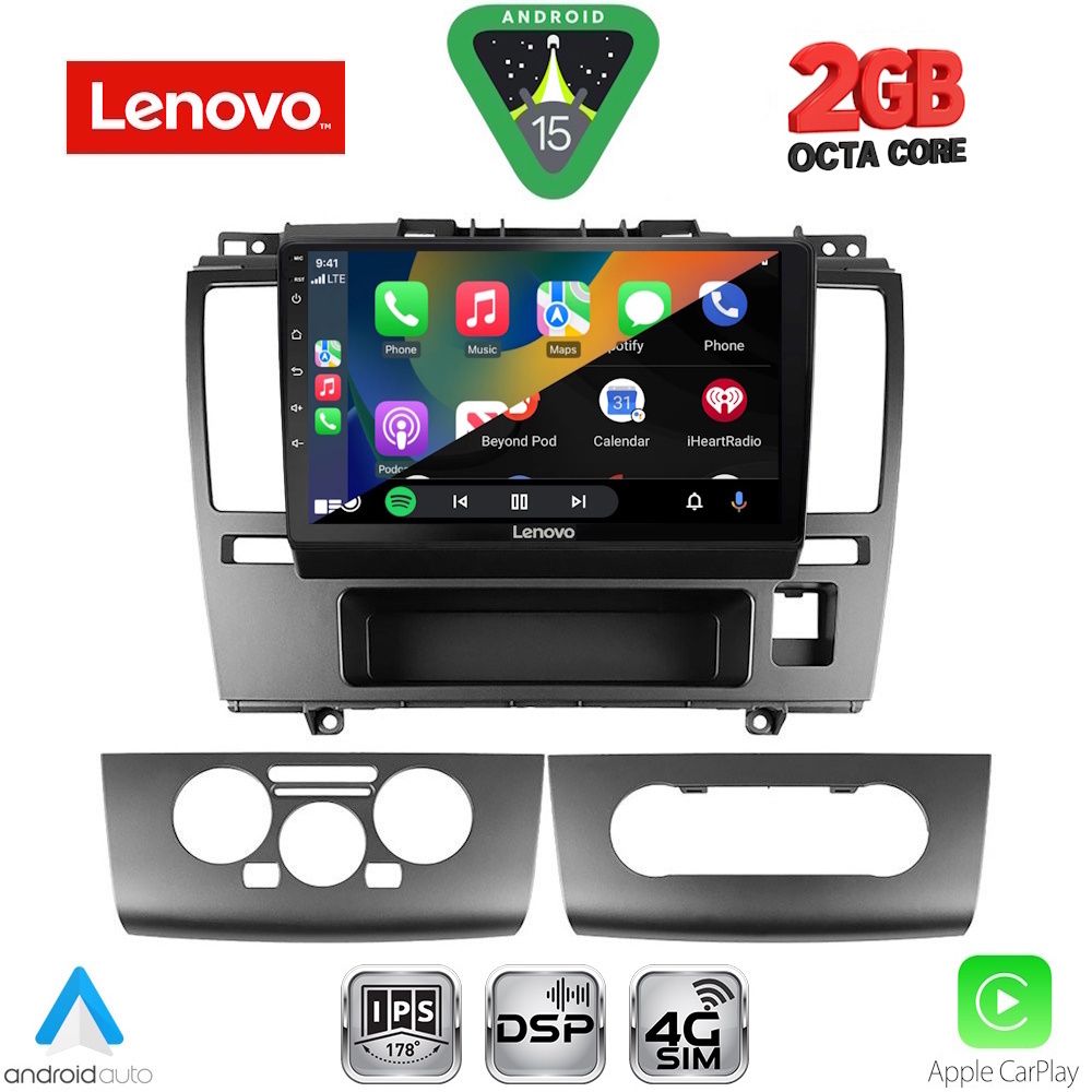 LENOVO LVF 5465_CPA (9inc) MULTIMEDIA TABLET for NISSAN TIDA mod. 2004-2013