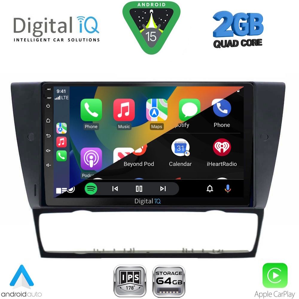 DIGITAL IQ RSD 1043_CPA (9inc) MULTIMEDIA TABLET for BMW E90-E91-E92-E93 mod. 2005-2012