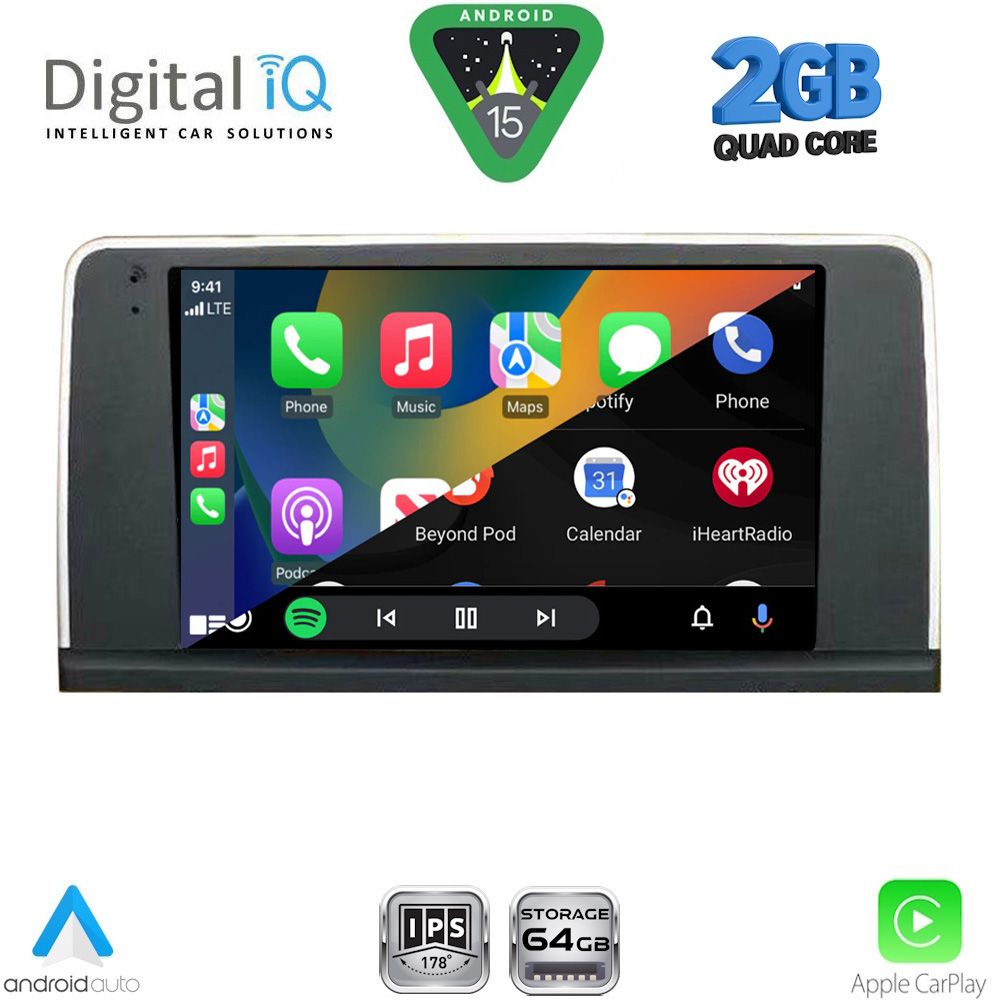 DIGITAL IQ RSD 1059_CPA (9inc) (CIC) MULTIMEDIA TABLET for BMW X3 (F25) mod. 2011-2013