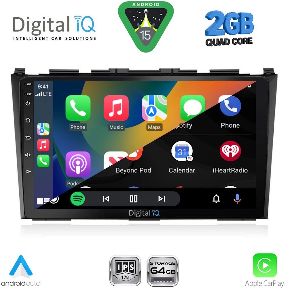 DIGITAL IQ RSD 1197_CPA (9inc) MULTIMEDIA TABLET for HONDA CRV mod. 2006-2012