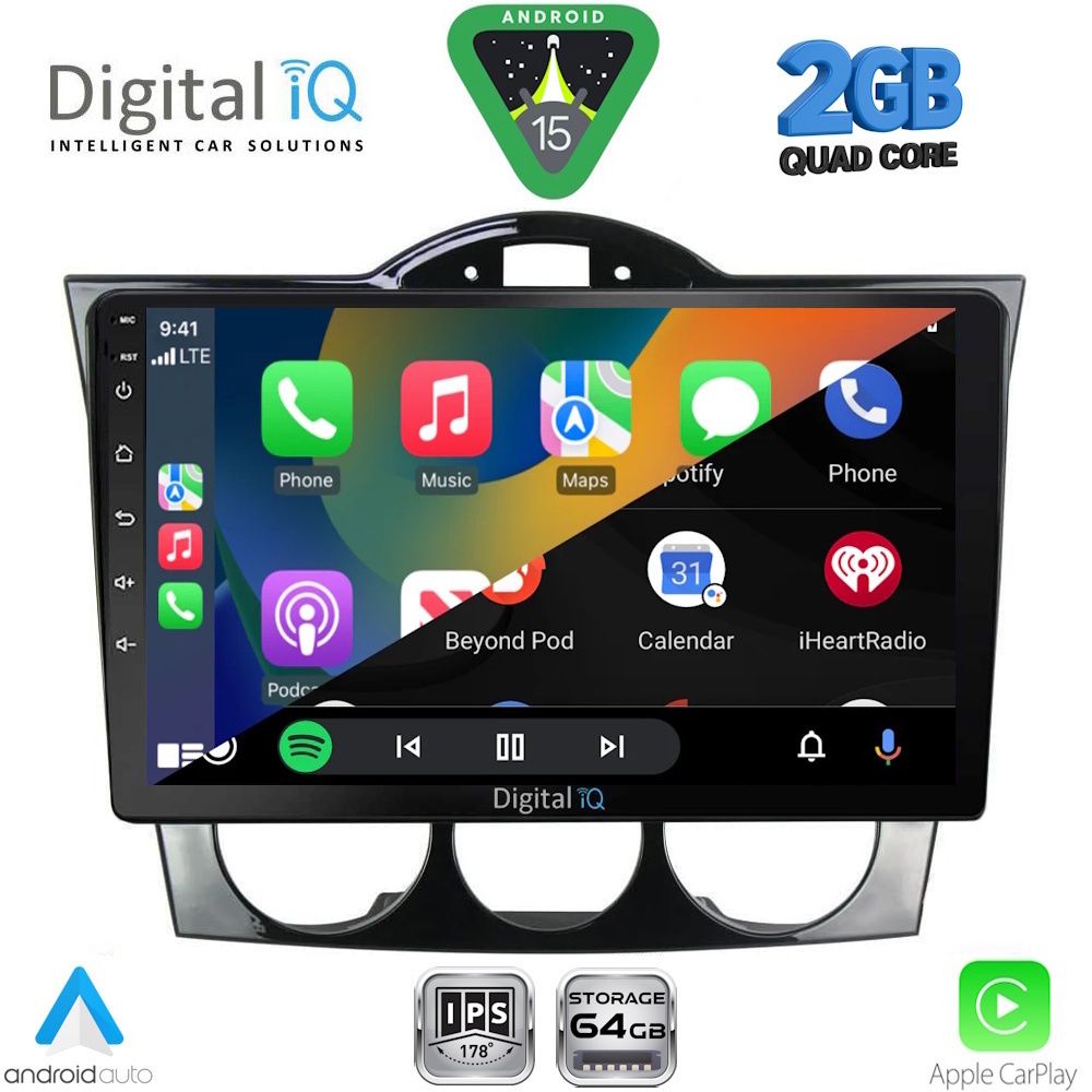 DIGITAL IQ RSD 1394_CPA (9inc) MULTIMEDIA TABLET for MAZDA RX8 mod. 2001-2008