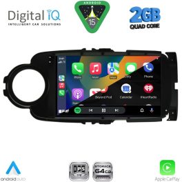 DIGITAL IQ RSD 1737BL_CPA (9inc) MULTIMEDIA TABLET for TOYOTA YARIS mod. 2011-2015 (BLACK)