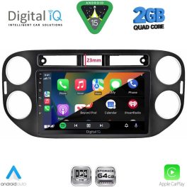 DIGITAL IQ RSD 1760BL_CPA (9inc) MULTIMEDIA TABLET for VW TIGUAN mod. 2011-2016 (BLACK)